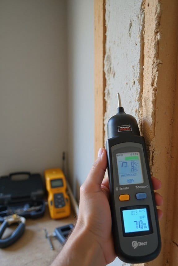 acceptable drywall moisture levels
