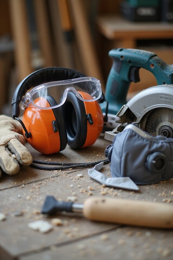 clothing safety for tool use