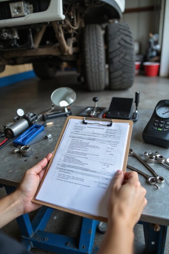 commercial vehicle inspection retention