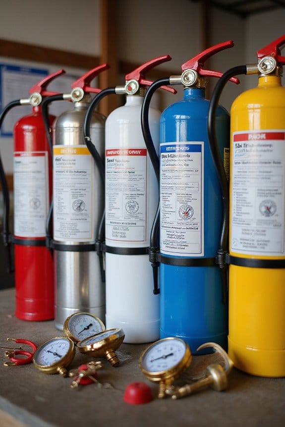 fire extinguisher types lifespan