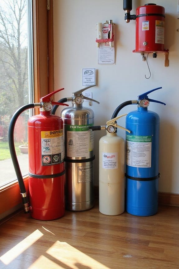 fire extinguisher types longevity