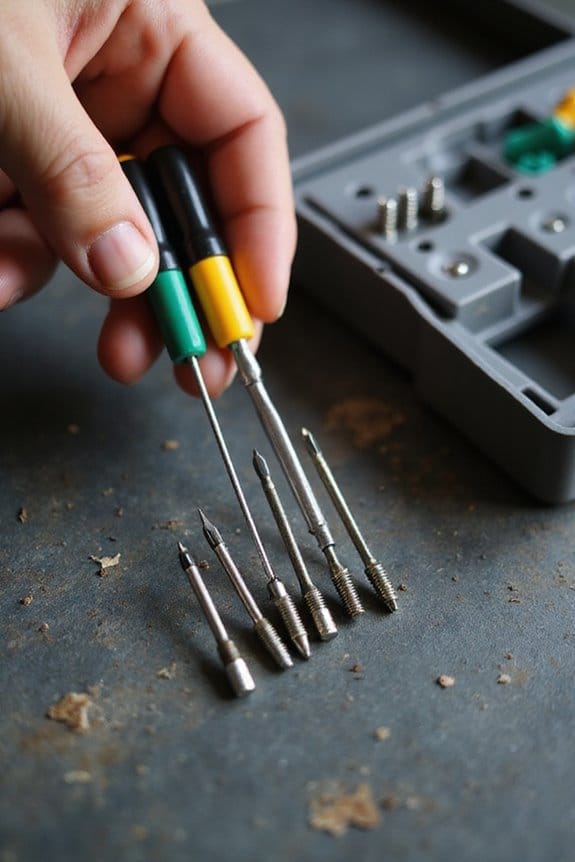 flathead screwdriver size guide