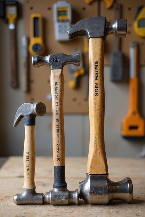 hammer weight categories explained