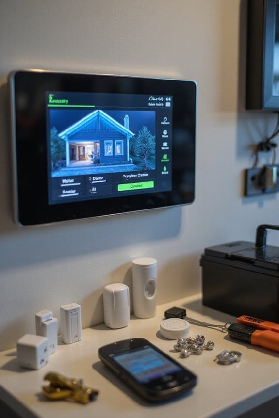 home security system control