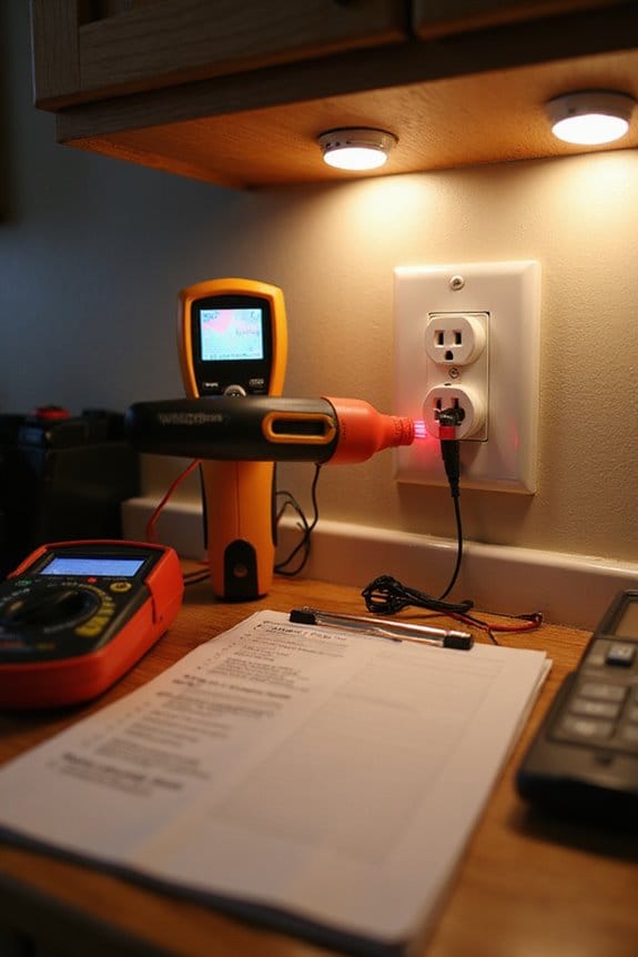 immediate outlet testing triggers
