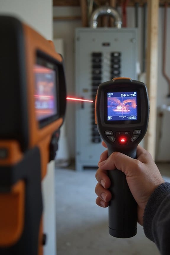 infrared pyrometer distance accuracy