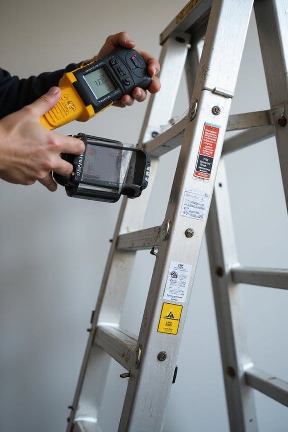 ladder safety component inspection