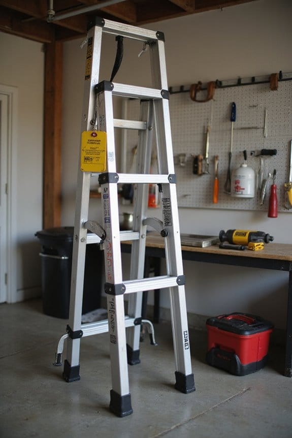 ladder storage and maintenance
