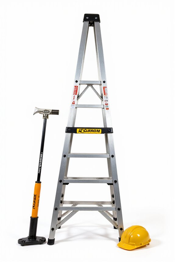 lightweight aluminum climbing ladders