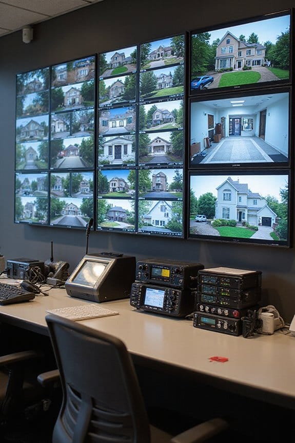 monitored security system types