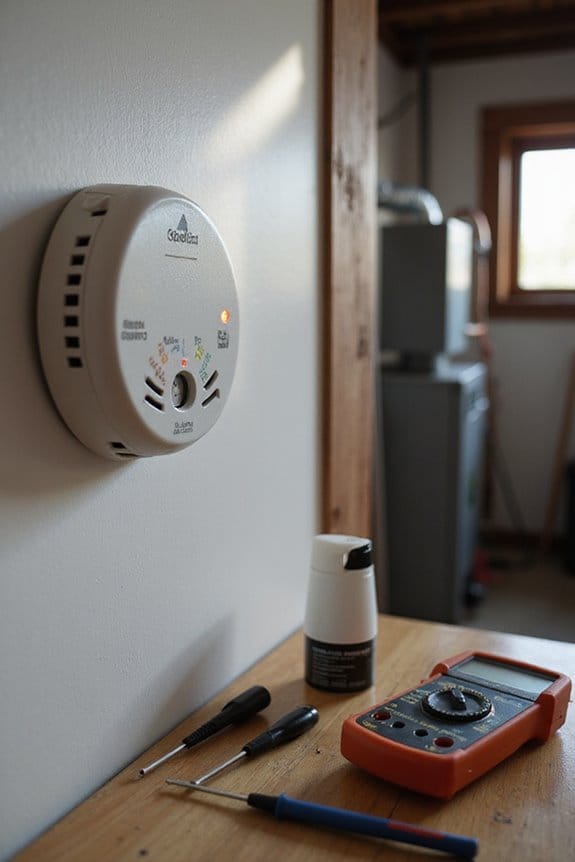 monthly co detector inspection