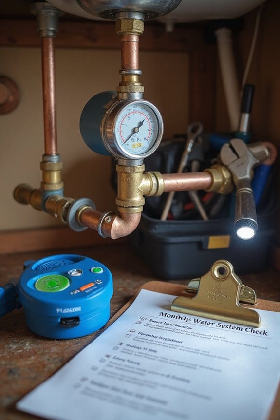 monthly plumbing maintenance checks