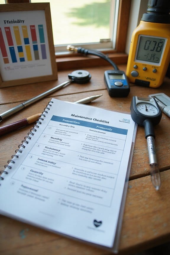 organized home maintenance schedule