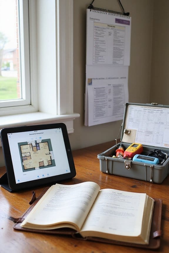 organizing home maintenance records