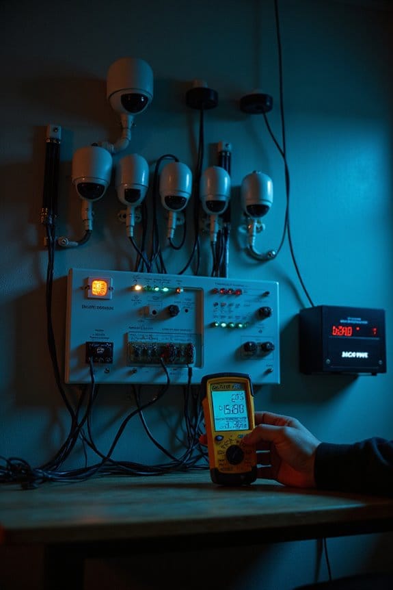 power outages affect surveillance