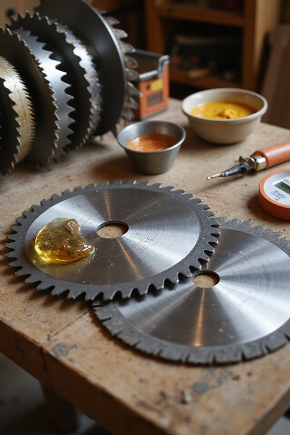 preventing rust on blades