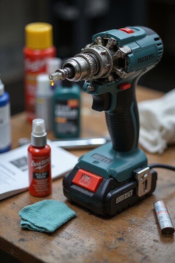 proper lubrication for tools