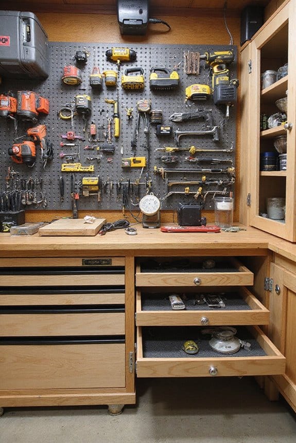proper power tool storage