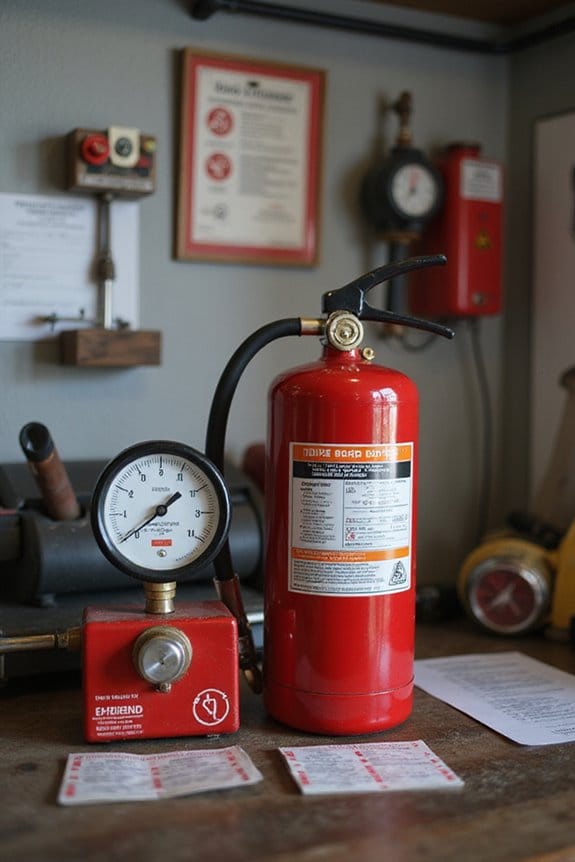 regular fire extinguisher maintenance