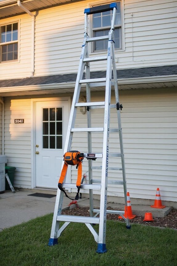 safe ladder surface preparation