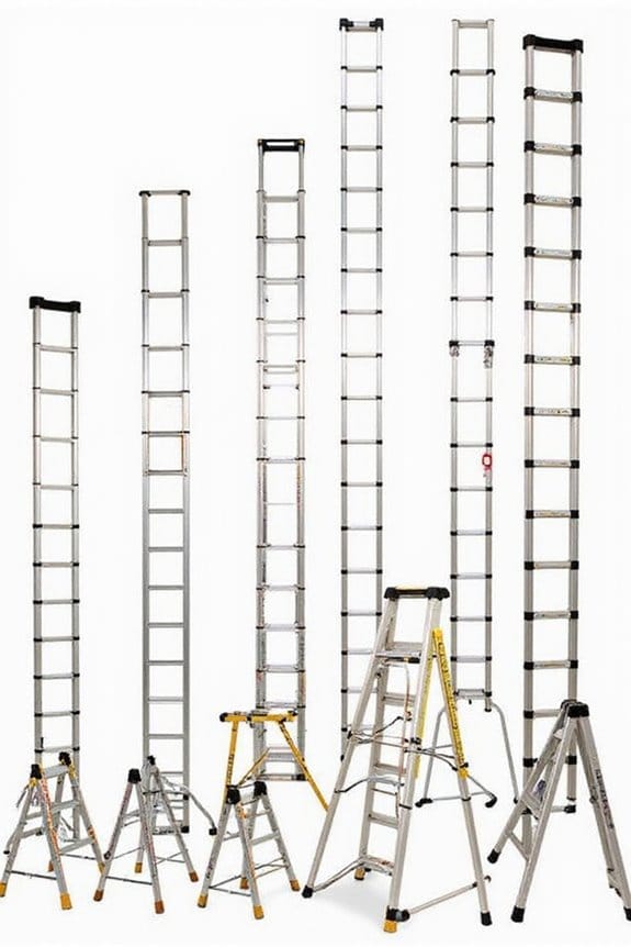 selecting appropriate ladder height