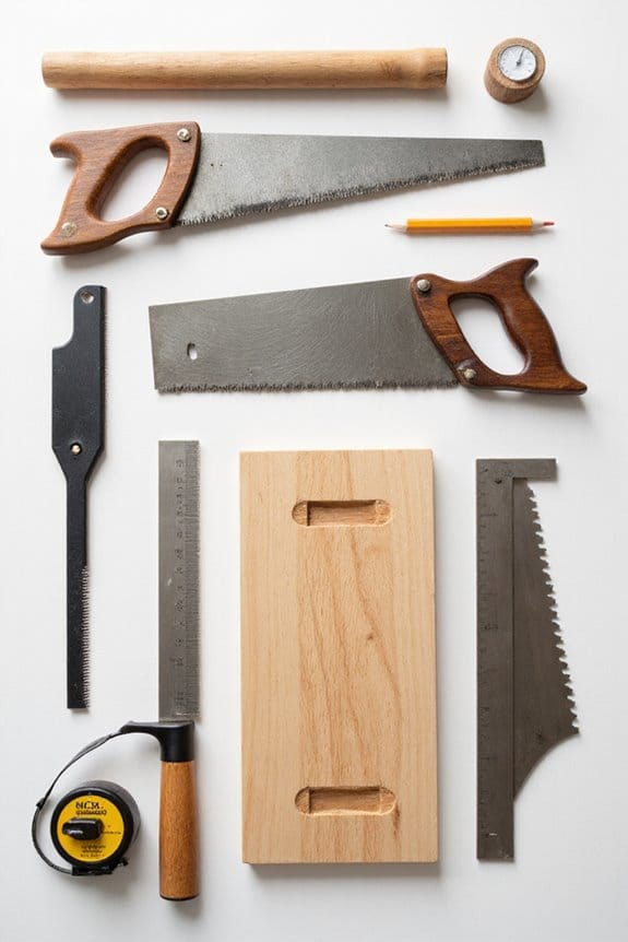 straight cuts with handsaw