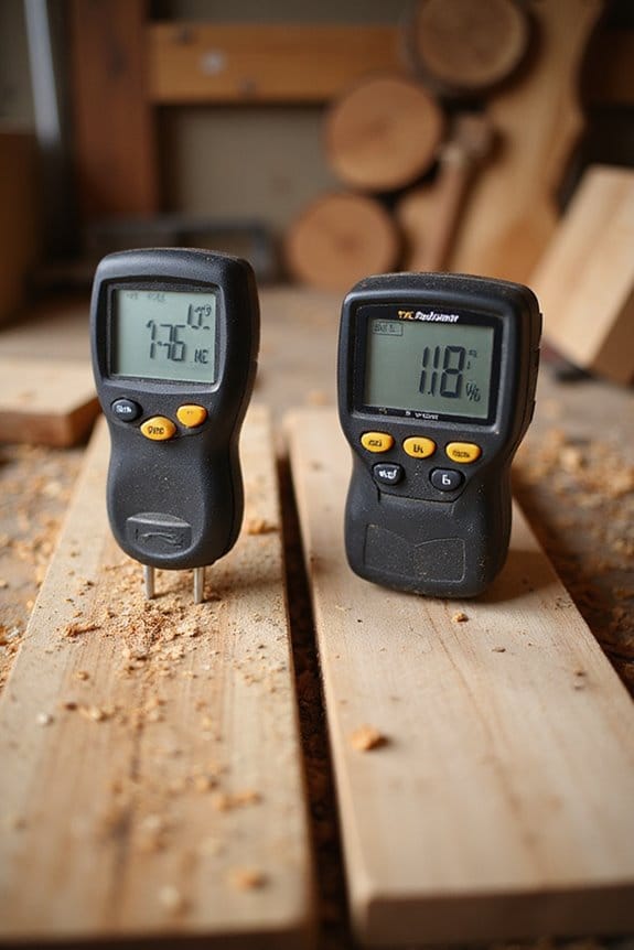 types of wood moisture meters
